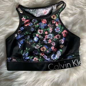 Calvin Klein crop top sports bra